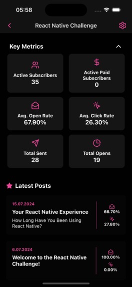 Newsletterytics – screenshot 5