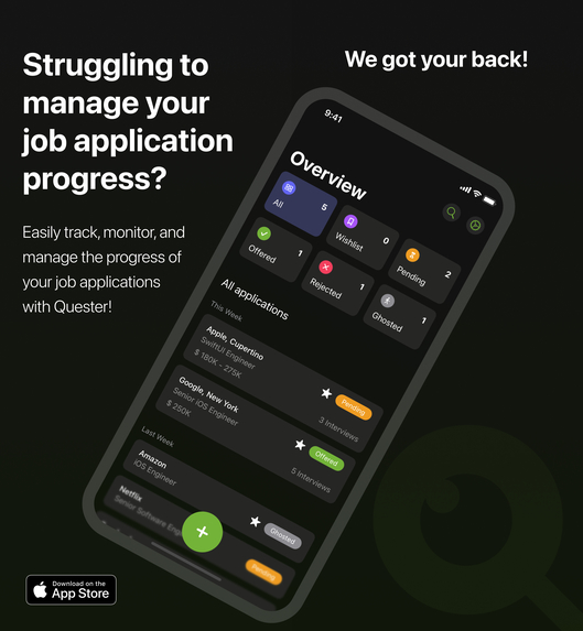  Quester: Nail Your Job Hunt (iOS) – screenshot 1
