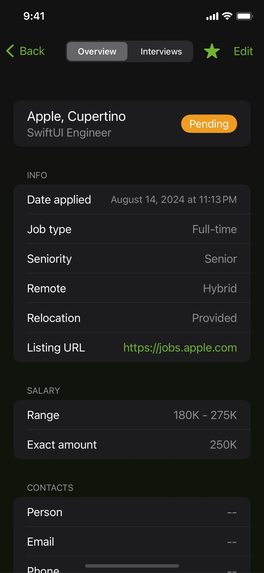  Quester: Nail Your Job Hunt (iOS) – screenshot 4