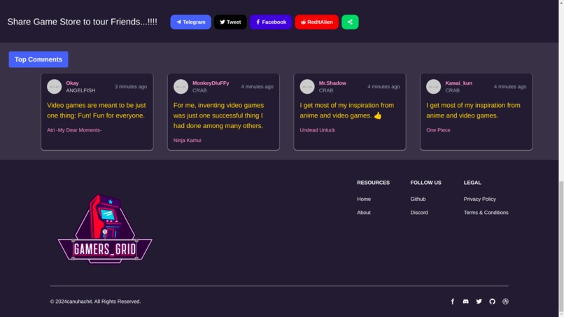 GamerGrid : A Community Website For Gamers – screenshot 4
