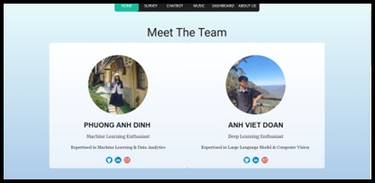 "Calmy" - Mental Health predict and support website – screenshot 4