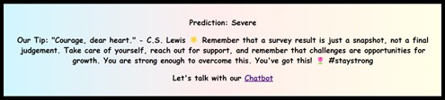 "Calmy" - Mental Health predict and support website – screenshot 5
