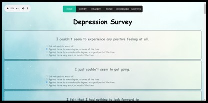 "Calmy" - Mental Health predict and support website – screenshot 6