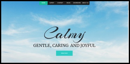"Calmy" - Mental Health predict and support website – screenshot 7