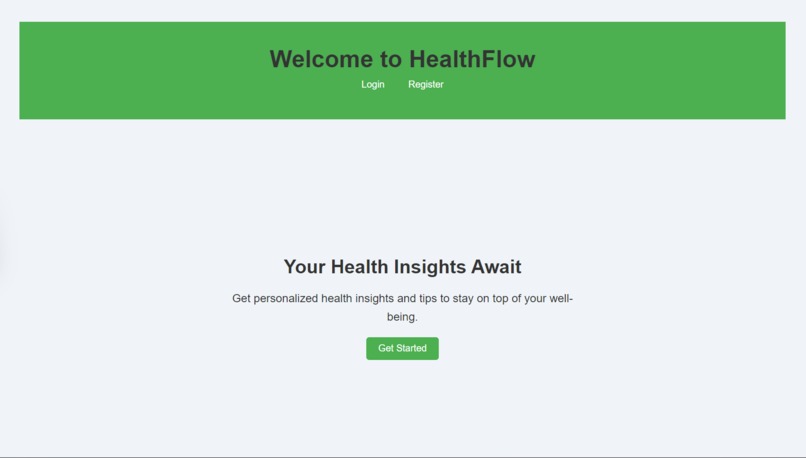 HealthFlow – screenshot 1