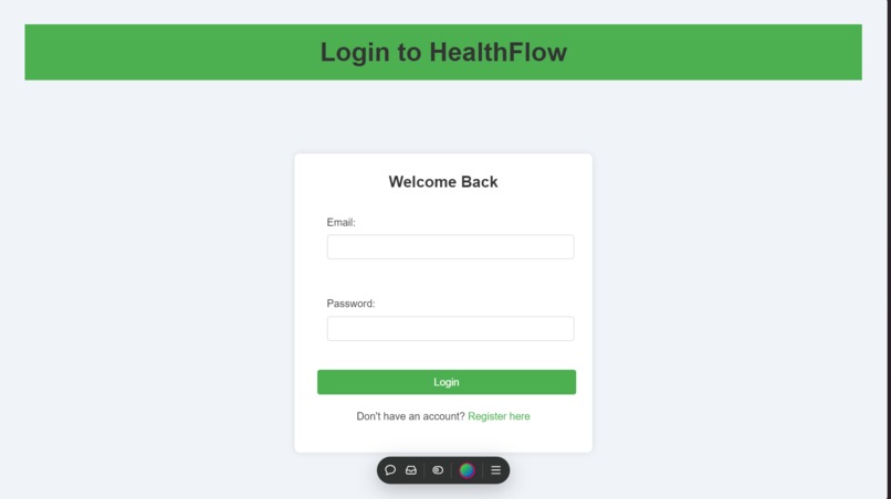 HealthFlow – screenshot 2