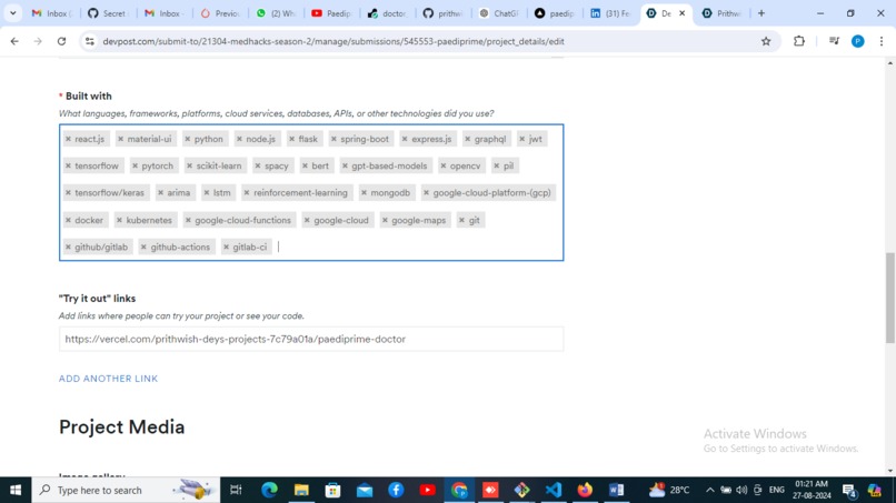 PaediPrime – screenshot 2