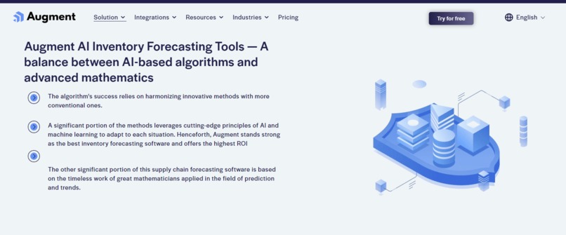 inventory demand forecasting – screenshot 1