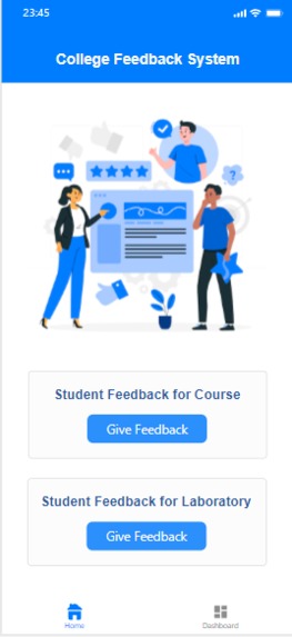College Student Feedback System – screenshot 1