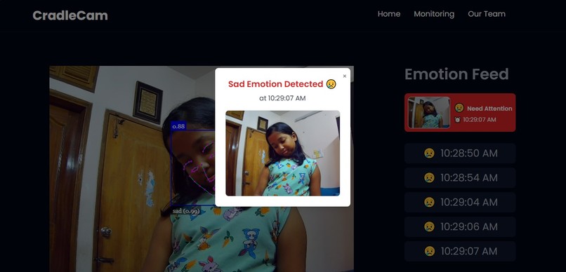 CradleCam – screenshot 2