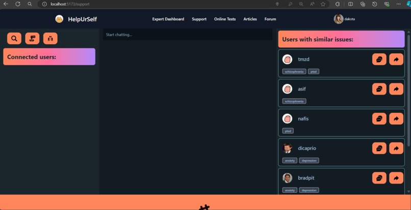 HelpUrSelf – screenshot 4