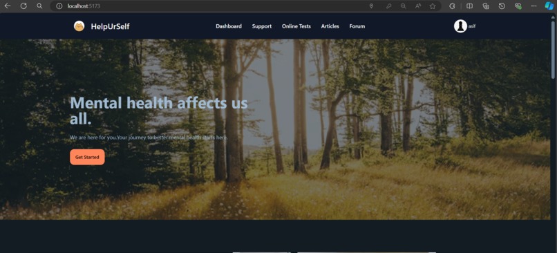 HelpUrSelf – screenshot 1