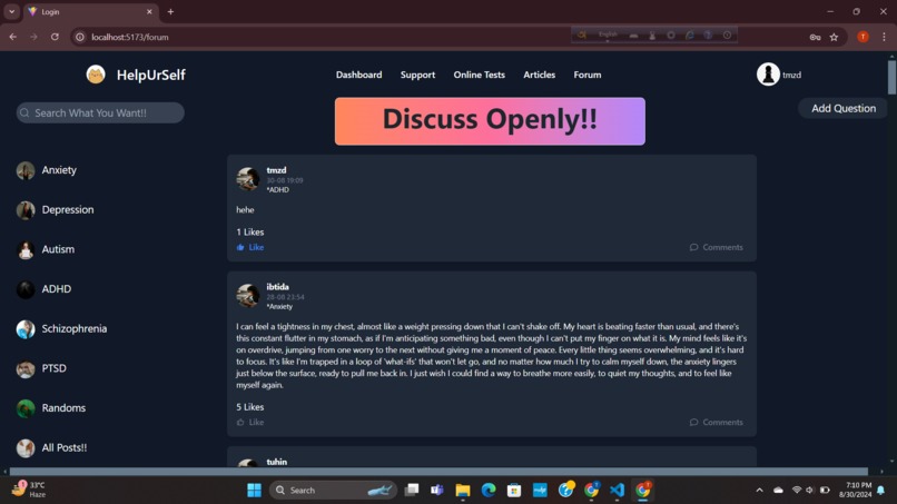 HelpUrSelf – screenshot 14
