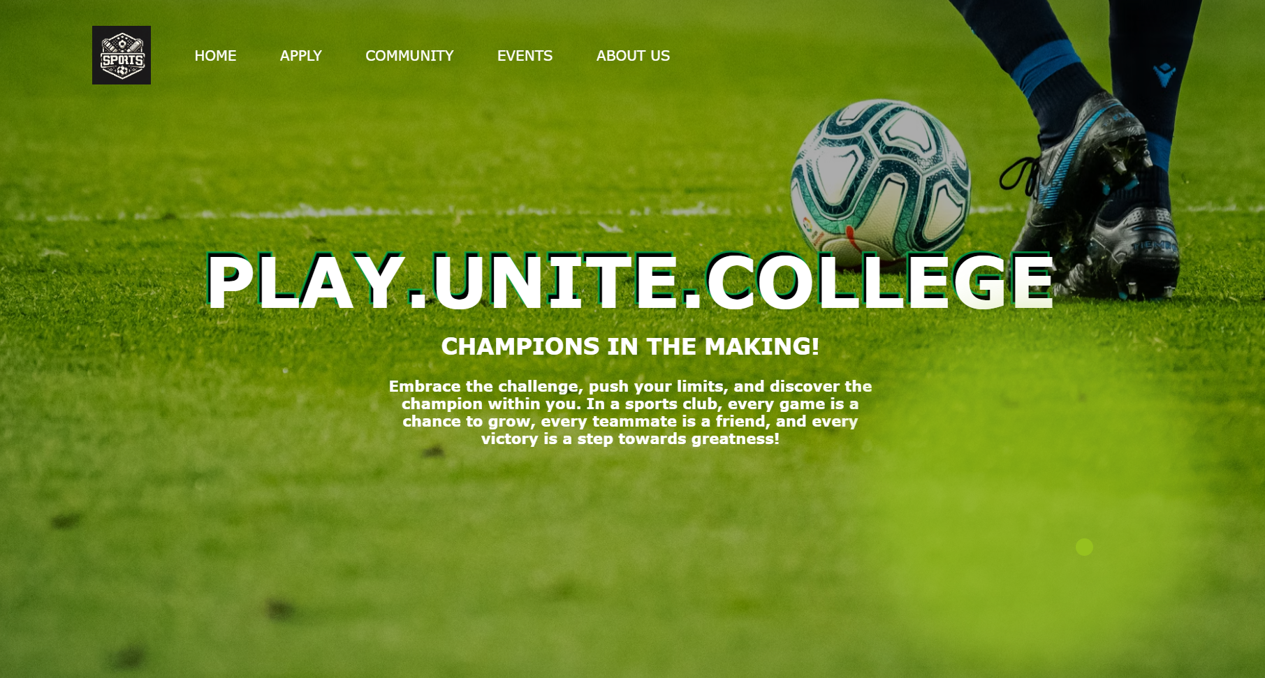 SPORTS CLUB | Devpost