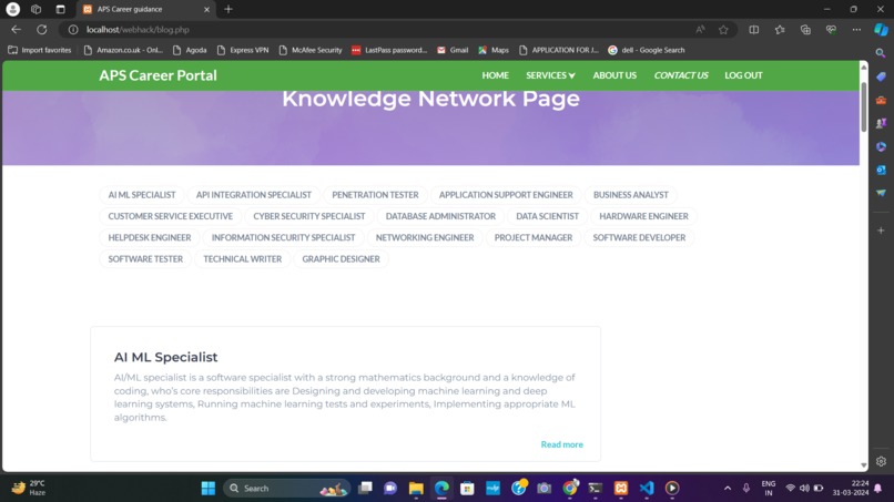 APS  Career Guidance AI – screenshot 4