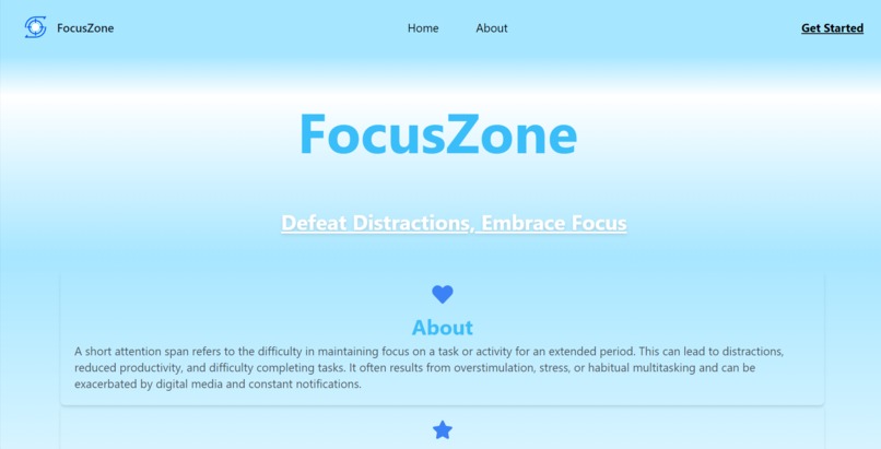 FocusZone – screenshot 1