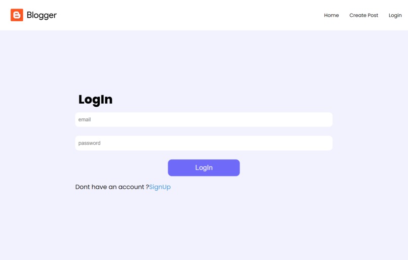 Blog posting website – screenshot 4