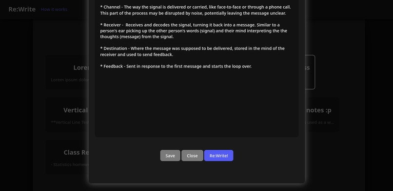 Re:Write – screenshot 3