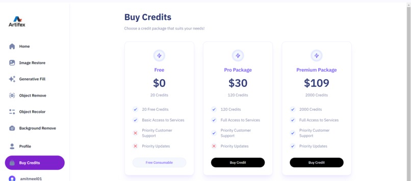 ArtifexAi – screenshot 2
