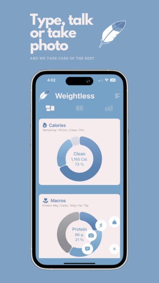 Weightless: Calorie Tracker – screenshot 2