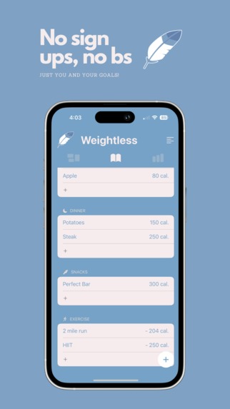 Weightless: Calorie Tracker – screenshot 4