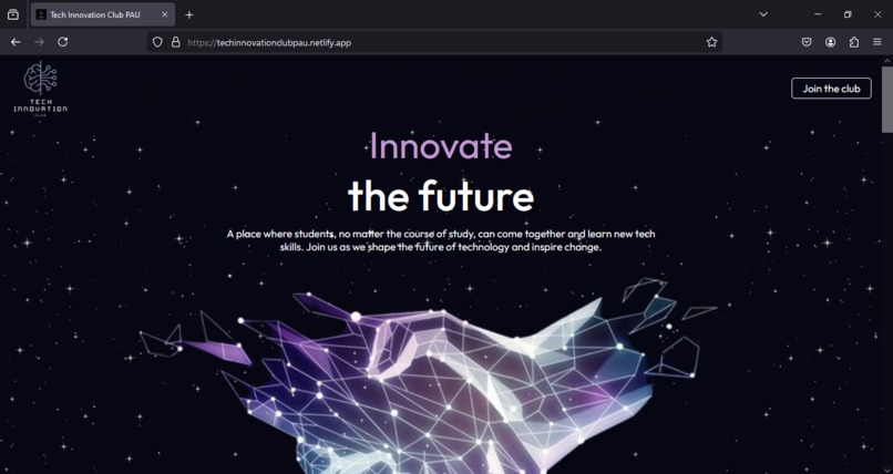 Tech Innovation Club – screenshot 1