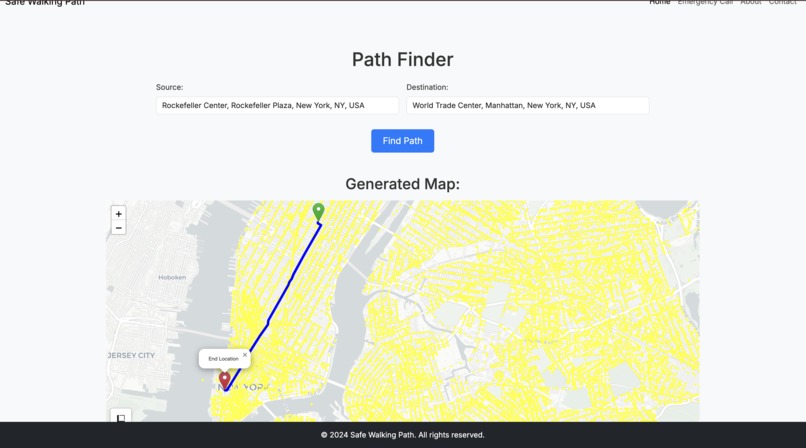 Safe Walking Path  – screenshot 2