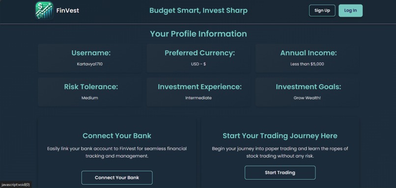 FinVest: Budget Smart, Invest Sharp – screenshot 3