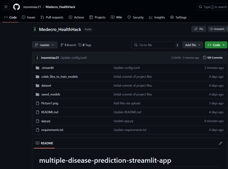 Disease Predictor – screenshot 2
