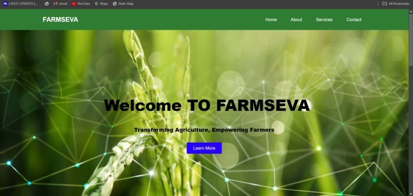 AI CROP DISEASE PREDICTION WITH CHATBOT AND HOTSPOT MAPPING – screenshot 1