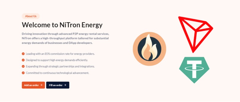 NiTron Energy: The Future of P2P Energy on Tron – screenshot 1