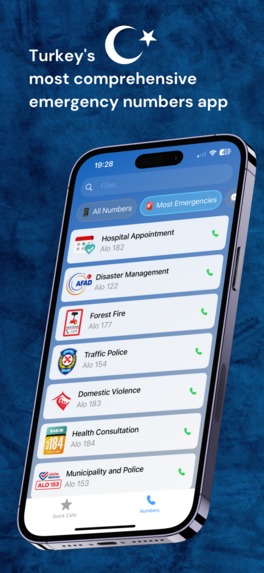 Acil Numaralar: Türkiye – screenshot 1