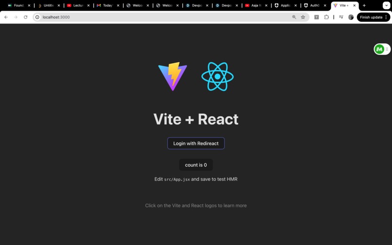 Implement Login and Logout with your Auth0 SDK of choice – screenshot 1