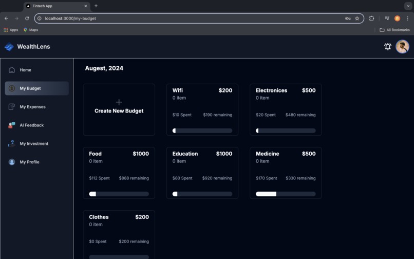 WealthLens – screenshot 5