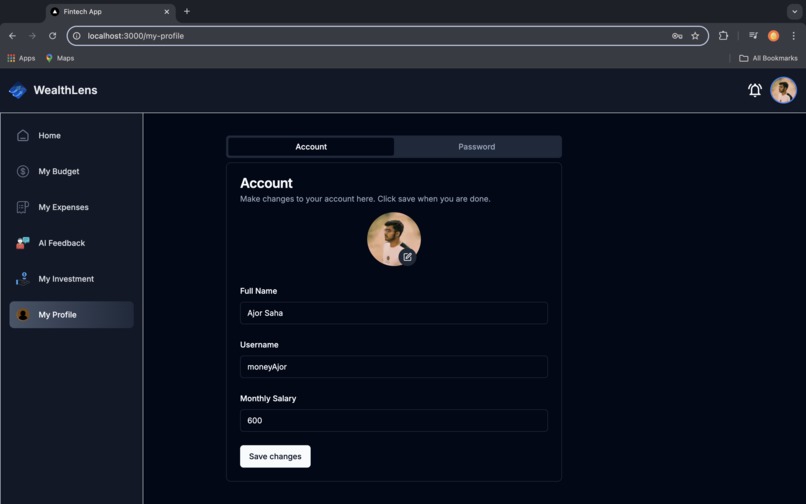 WealthLens – screenshot 9