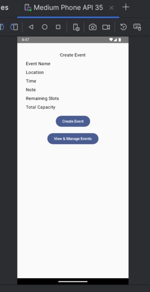 Events Track – screenshot 1