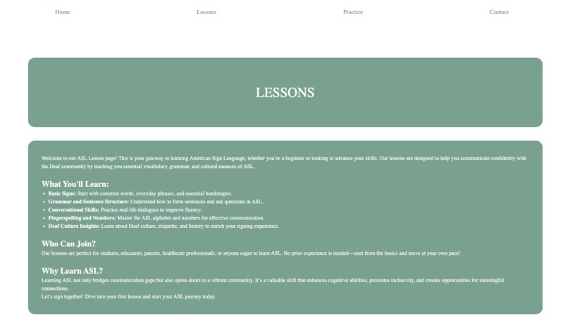 ASLearn – screenshot 3