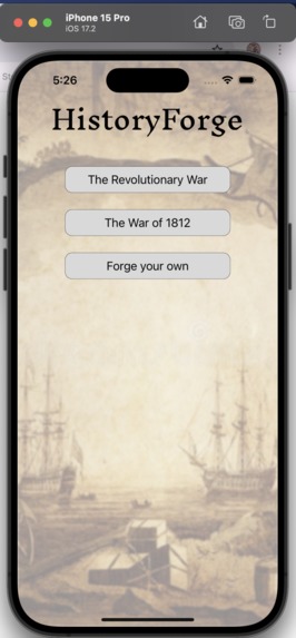 HistoryForge – screenshot 1