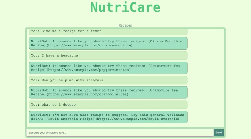 NutriCare – screenshot 1