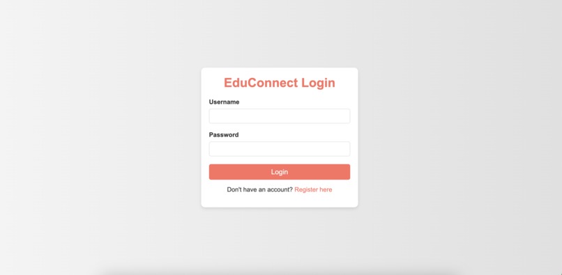 EduConnect – screenshot 2