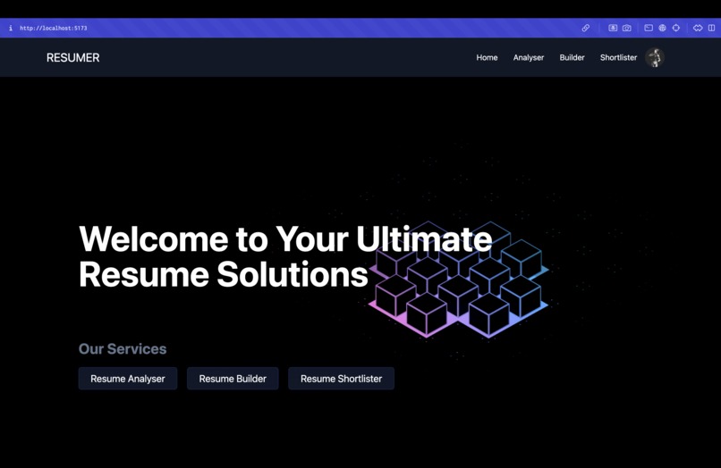 Resumer – screenshot 1