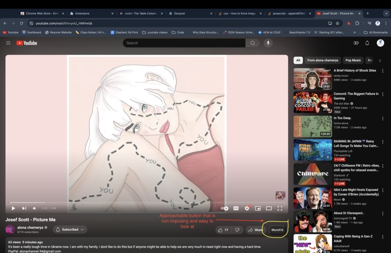 MunchWatch – screenshot 1