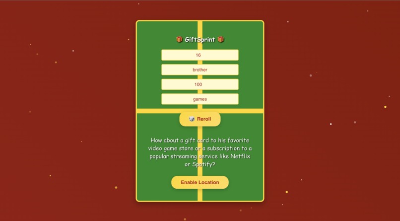 GiftSprint – screenshot 2