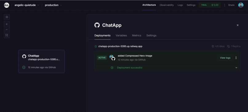ChatApp – screenshot 1
