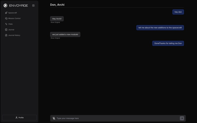 Envoyage – screenshot 1