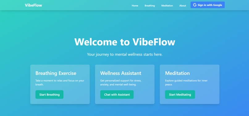 VibeFlow for mental well-being – screenshot 1