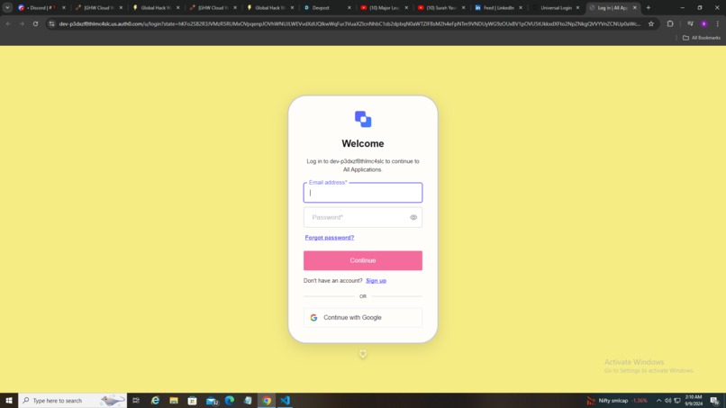 customizing the login box – screenshot 1