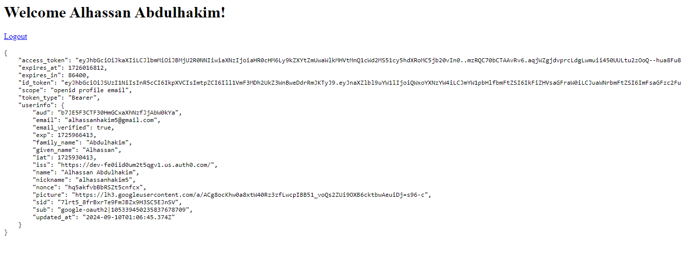 Implement Login and Logout with my python flask app | Devpost