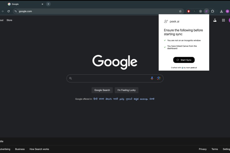 peek.ai – screenshot 1