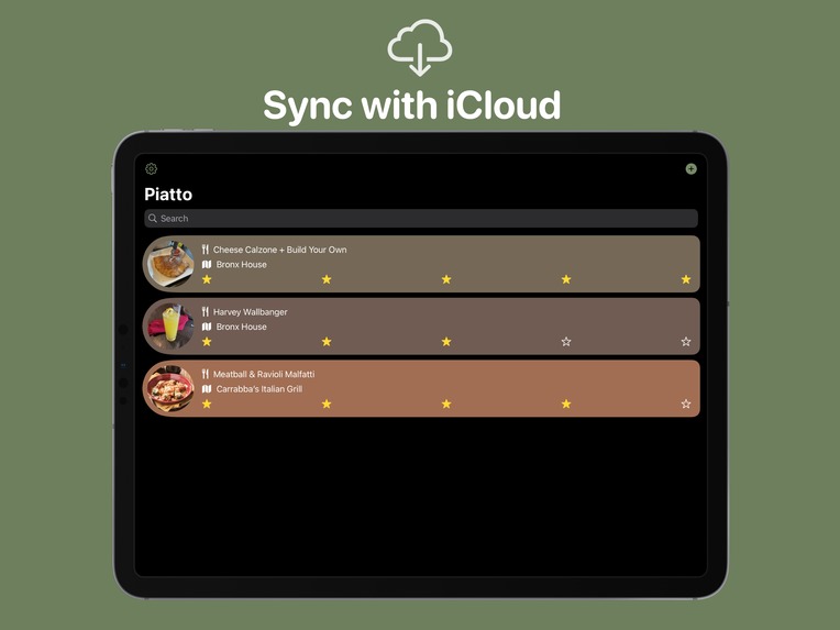 Piatto - Dining Log – screenshot 1